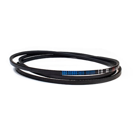 D&D B166 Classical V-Belt, 169 in Outside Length, 21/32 in Top Width, 1 Ribs B166